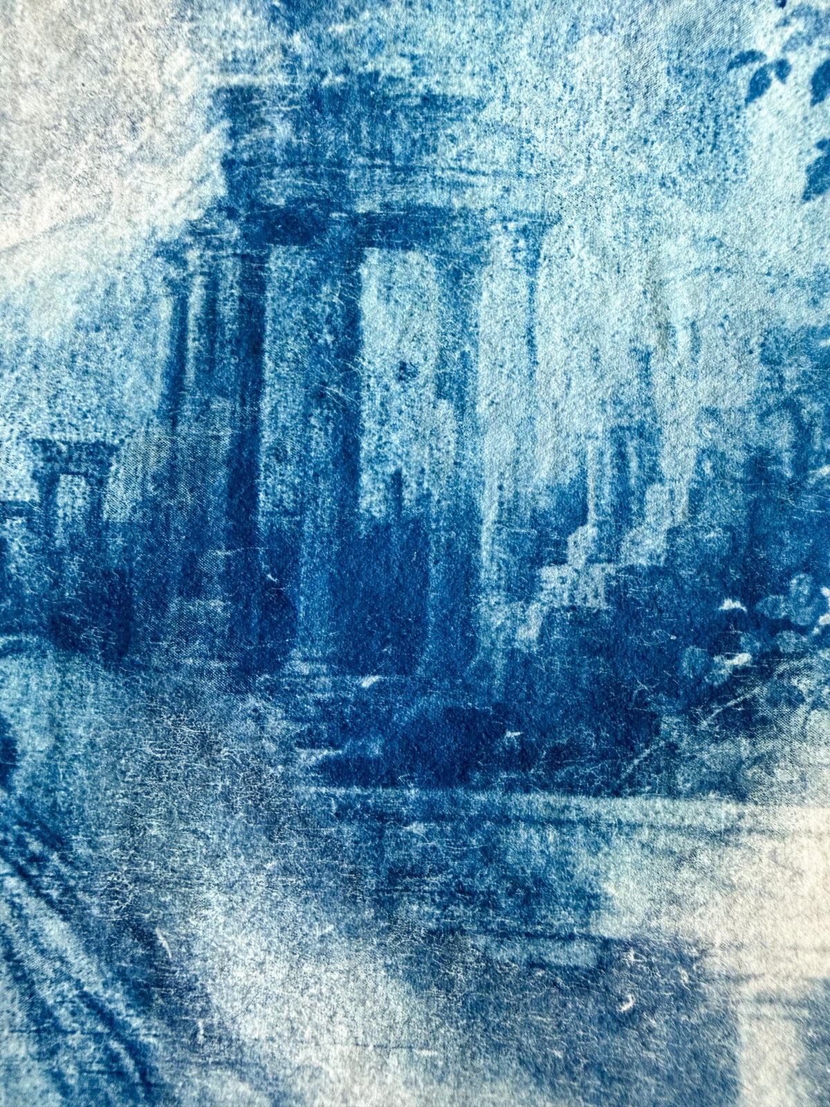 Reneé Rapp Goddess Cyanotype Print, Original Handmade Blue Art on Cotton Rag Paper, A4, Romantic Sapphic Wall Art, Lesbian, Greek Mythology
