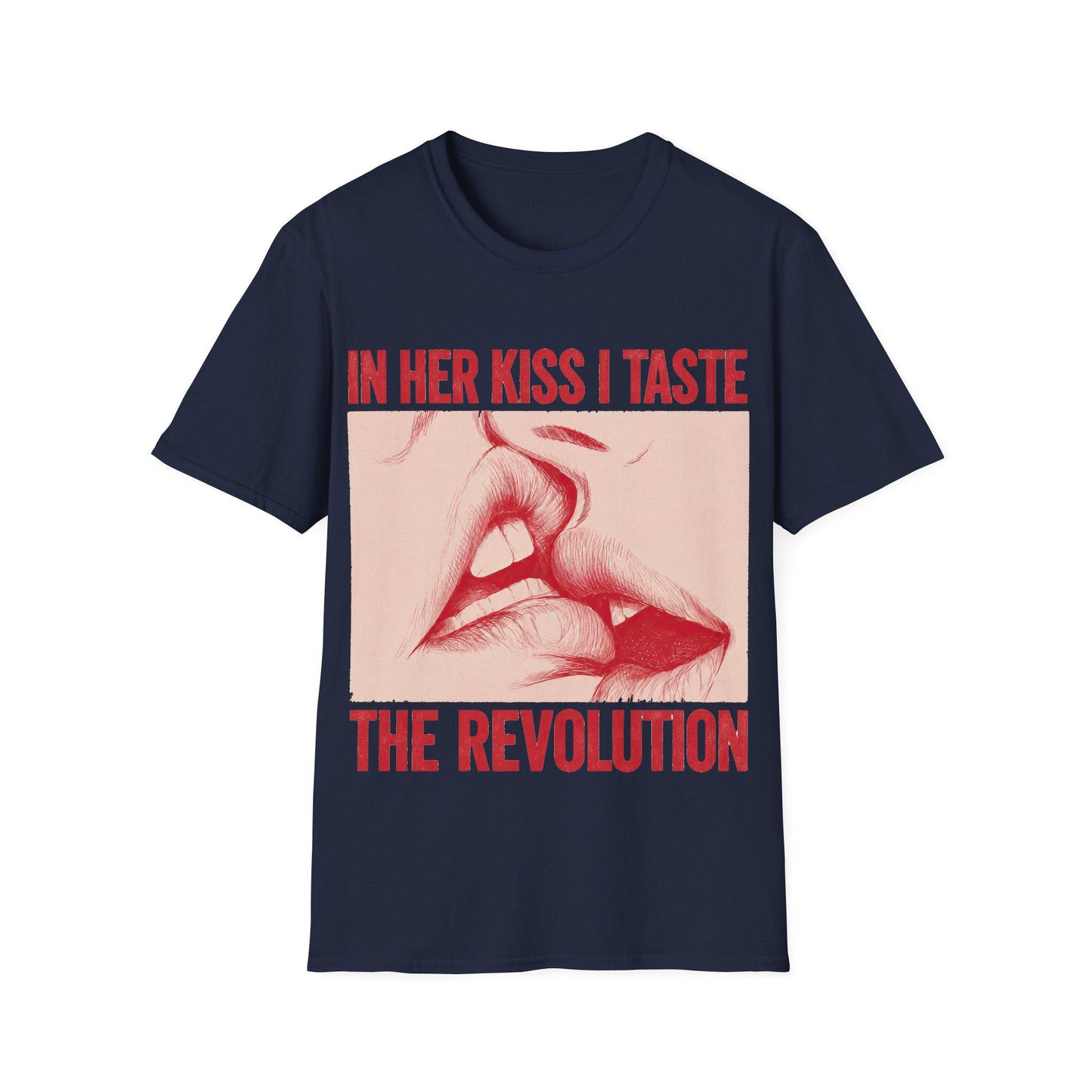 In Her Kiss I Taste The Revolution Shirt | Riot Grrrl Graphic Tee | Sapphic Lesbian Pride T-Shirt, Feminist Punk Rock Top, Queer WLW Apparel