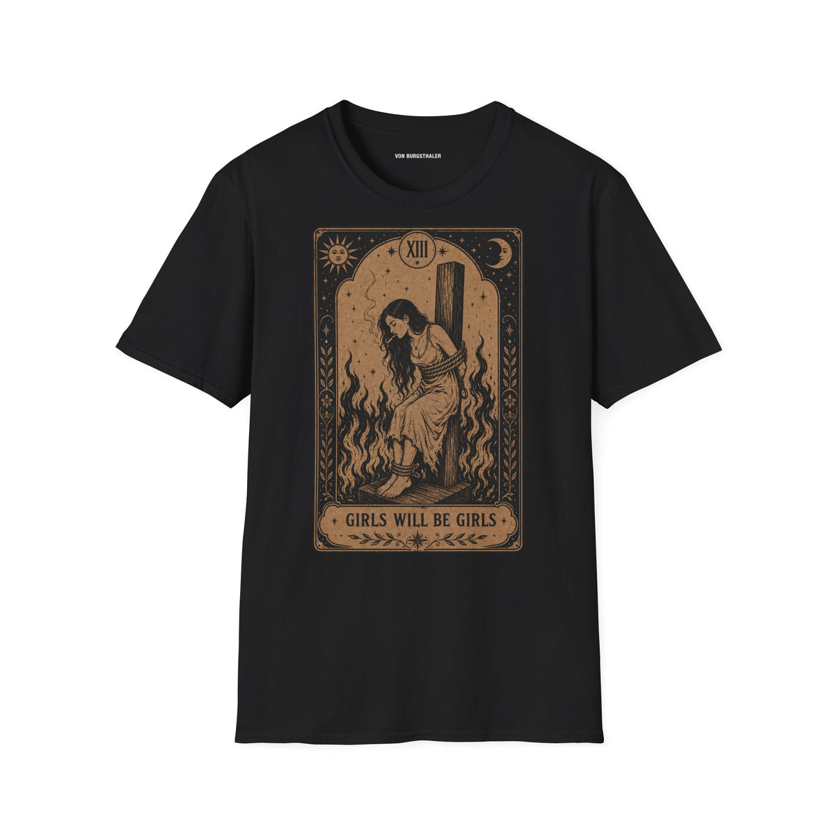 Girls Will Be Girls Witch Shirt - Tarot - Graphic Tee