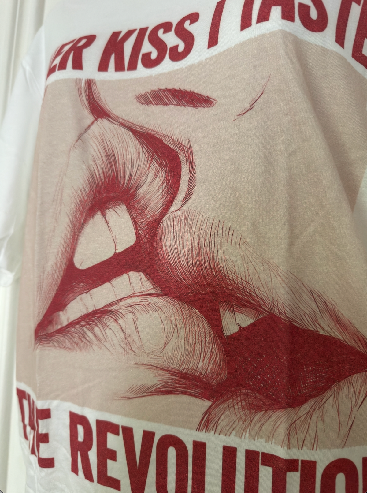 In Her Kiss I Taste The Revolution Shirt - Riot Grrrl Graphic Graphic Tee