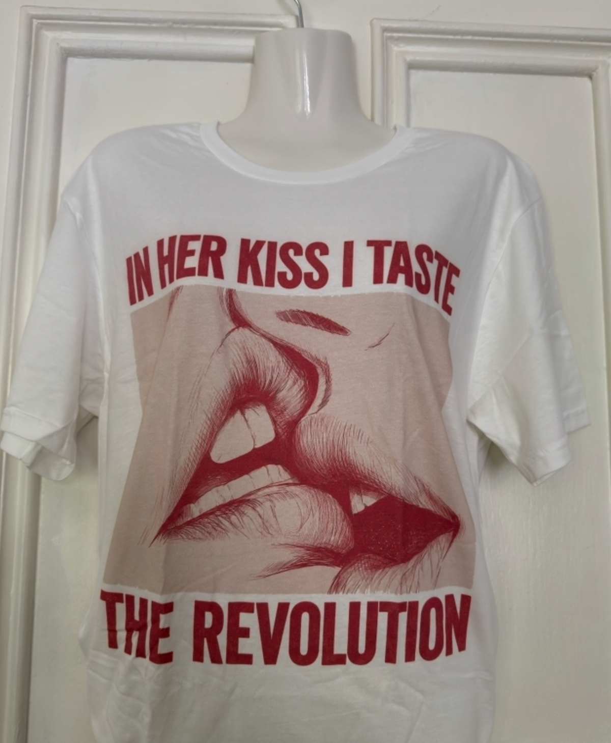 In Her Kiss I Taste The Revolution Shirt - Riot Grrrl Graphic Graphic Tee