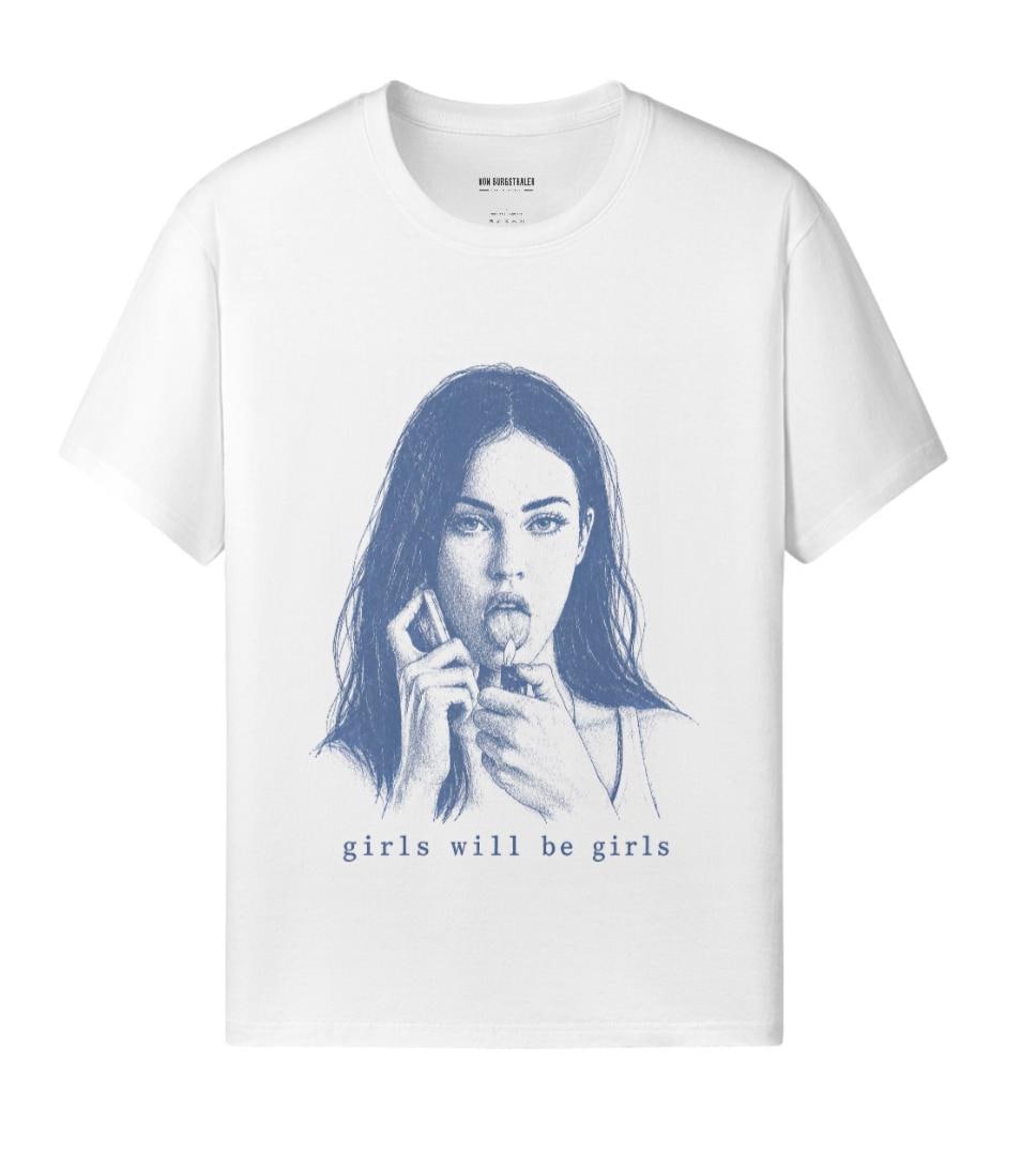 Girls Will Be Girls T-Shirt, Jennifer's Body, Horror Movie Graphic Tee, Y2K Halloween Shirt, Retro Aesthetic Top, Vintage Style, Megan Fox