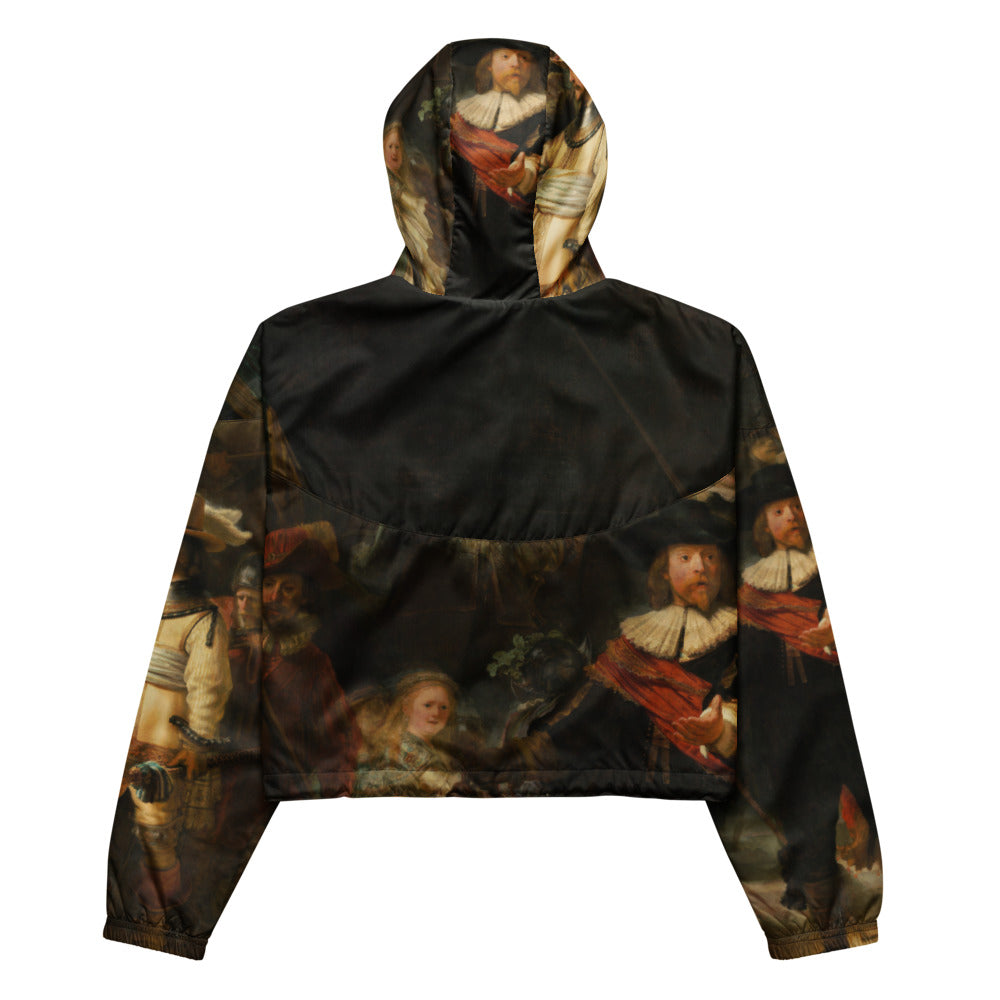 Rembrandt Fine Art Jacket - The Night Watch Cropped Windbreaker