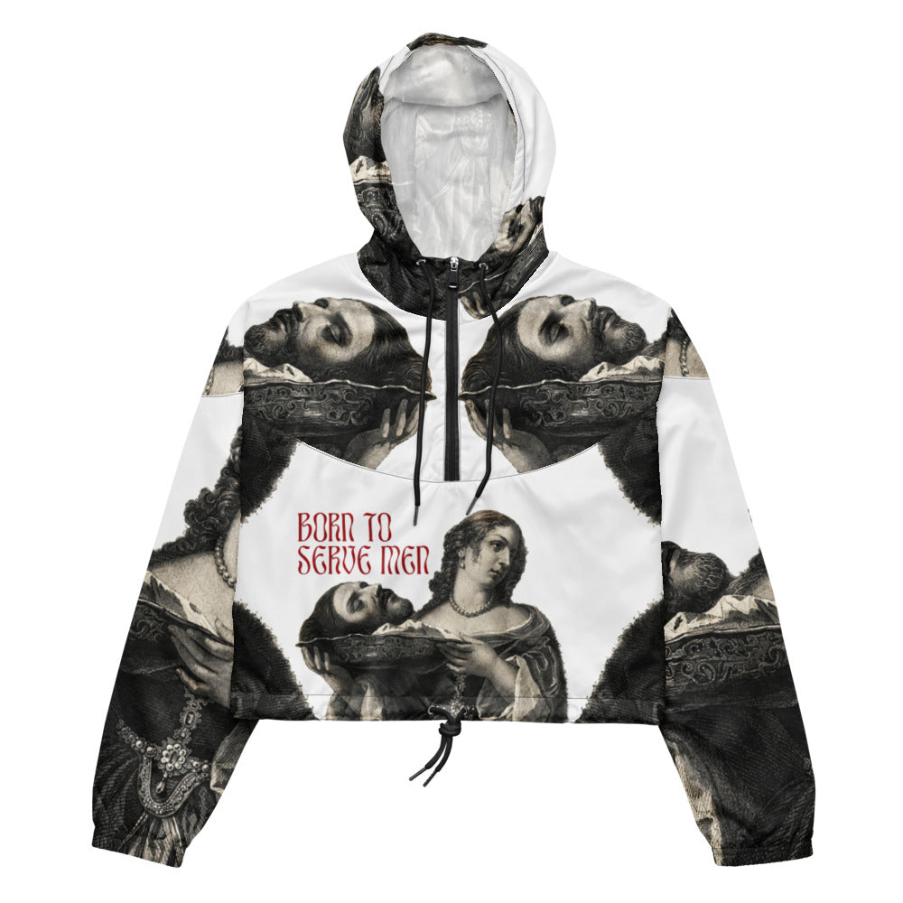 Salome Fine Art Jacket - Born To Serve Men Cropped Windbreaker