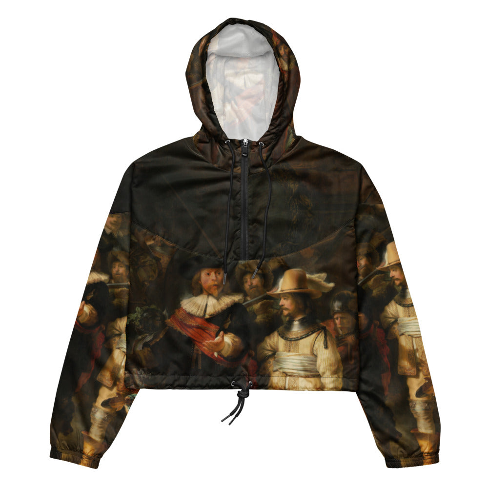 Rembrandt Fine Art Jacket - The Night Watch Cropped Windbreaker