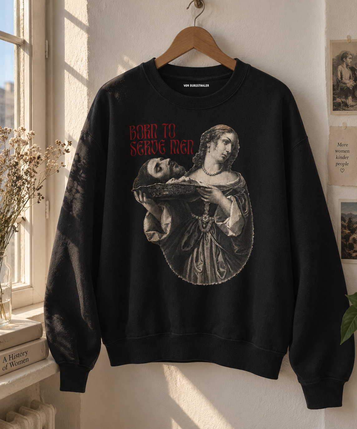 Born To Serve Men - Salome Severed Head Sweatshirt