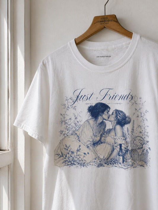 Just Friends - Sapphic - Graphic Tee