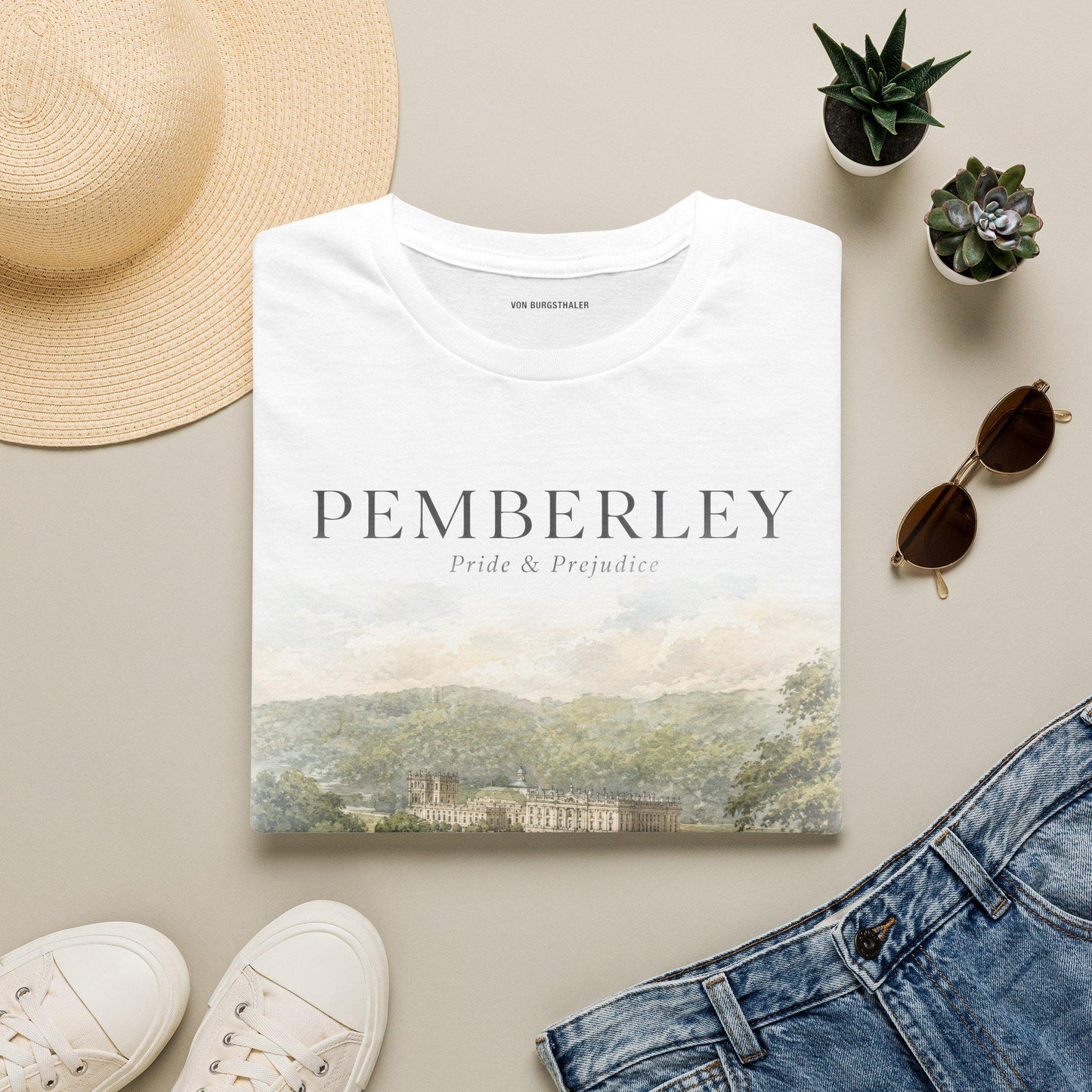 Pride and Prejudice Pemberley Shirt Shirt Booklover T-shirt Jane Austen Fandom Merch Pemberley Tshirt Bookish Painting Tee Book Art Gift