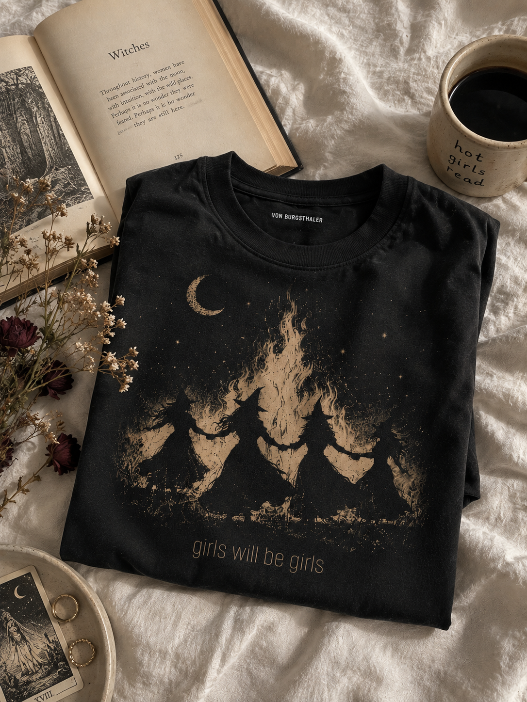 Girls Will Be Girls - Witch - Graphic Tee