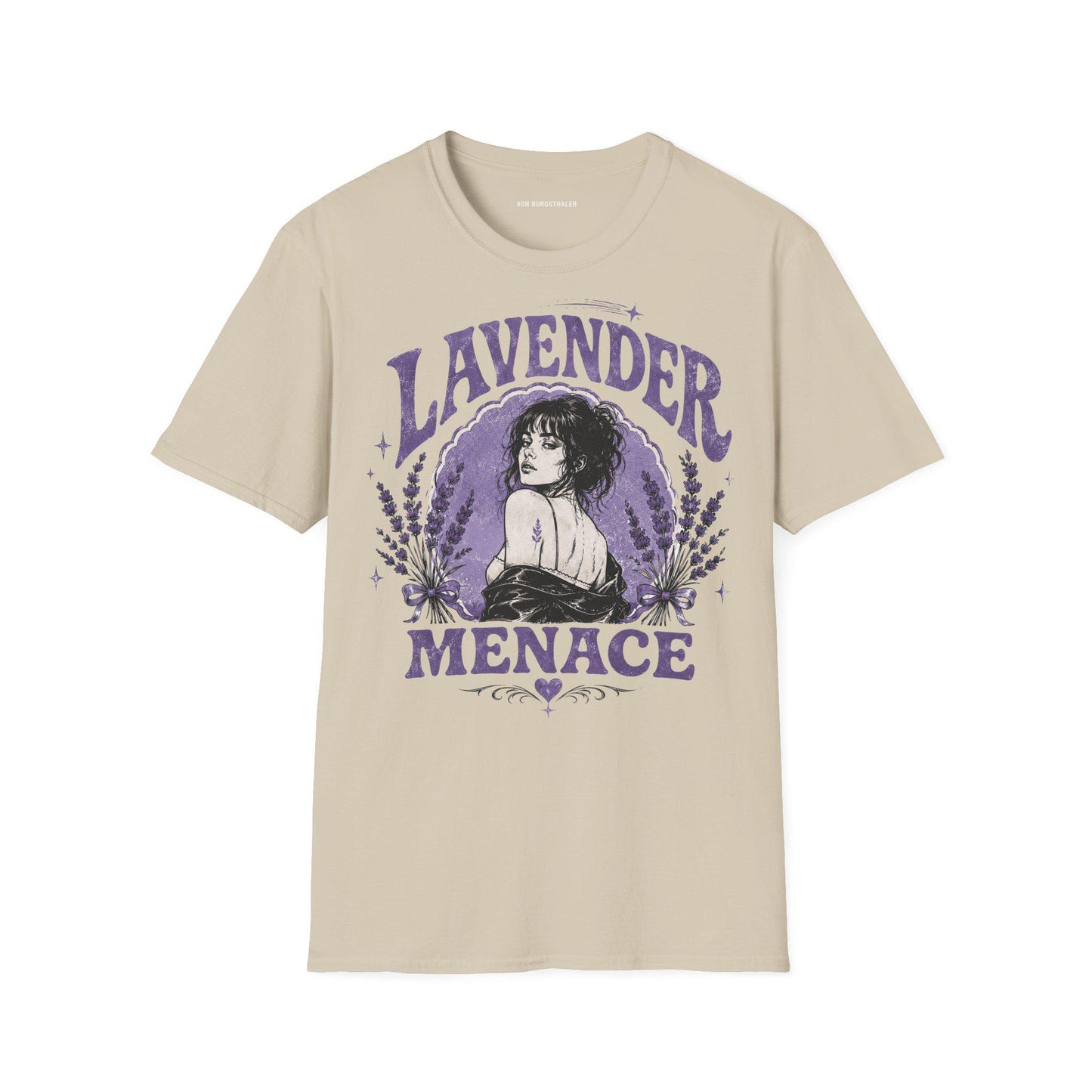 Lavender Menace Shirt, Vintage Lesbian Rights Graphic Tee, Retro Queer Feminist T-Shirt, Sapphic Pride Top, 70s Dyke Activist Apparel