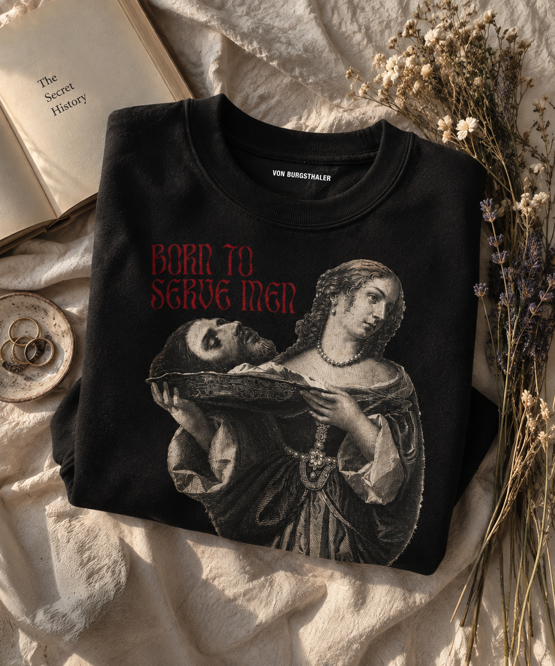 Born To Serve Men - Salome Severed Head Sweatshirt