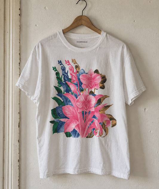 Lesbian Orchids Vulva Graphic Tee
