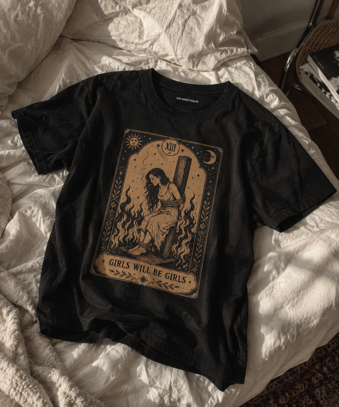Girls Will Be Girls Witch Shirt - Tarot - Graphic Tee