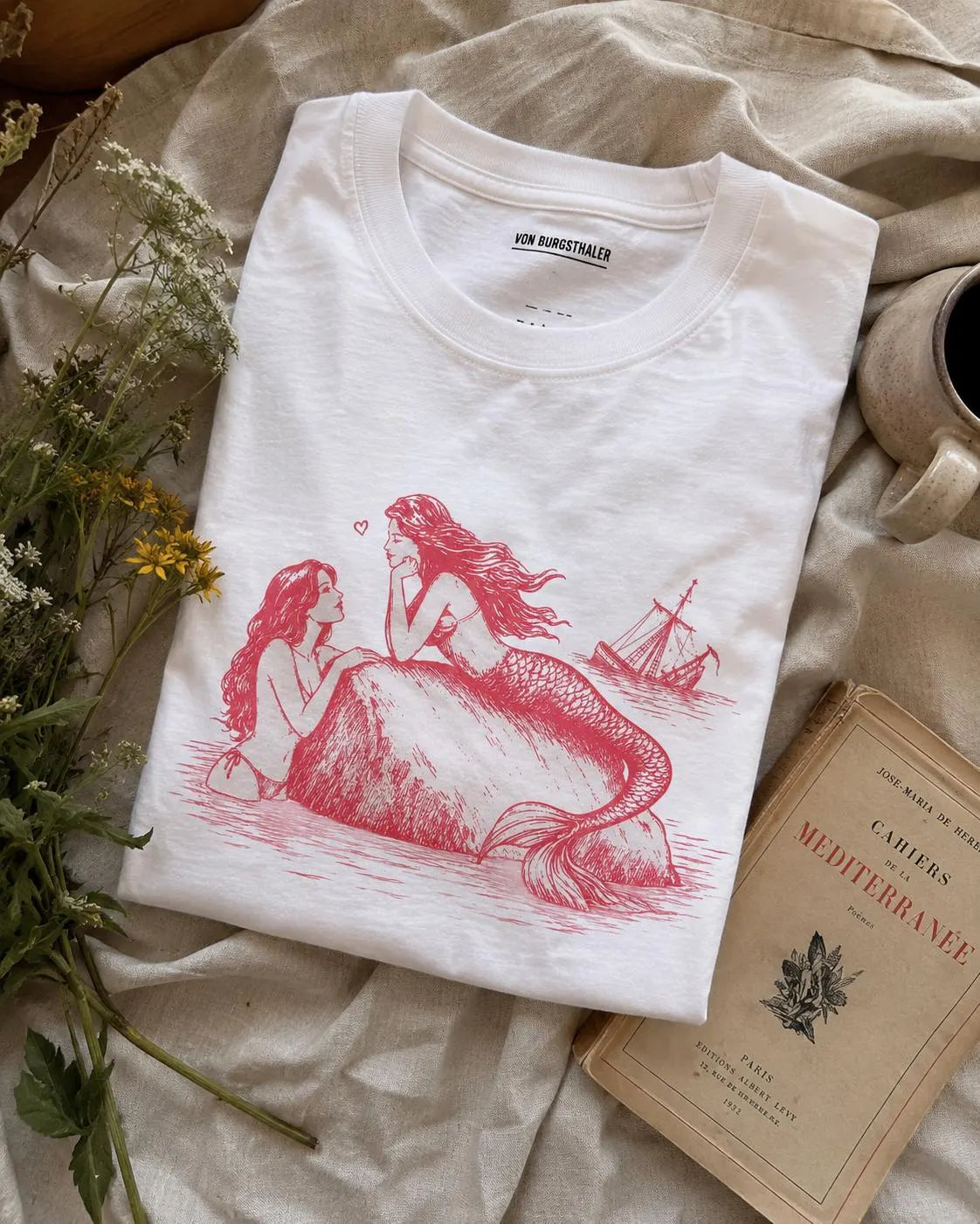 Sapphic Mermaid Graphic Tee