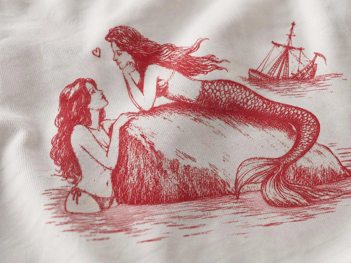 Sapphic Mermaid Graphic Tee