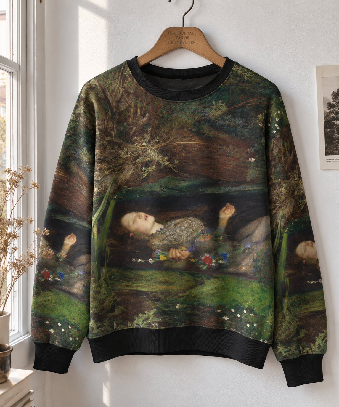 Ophelia Sweatshirt - John Everett Millais Fine Art Jumper