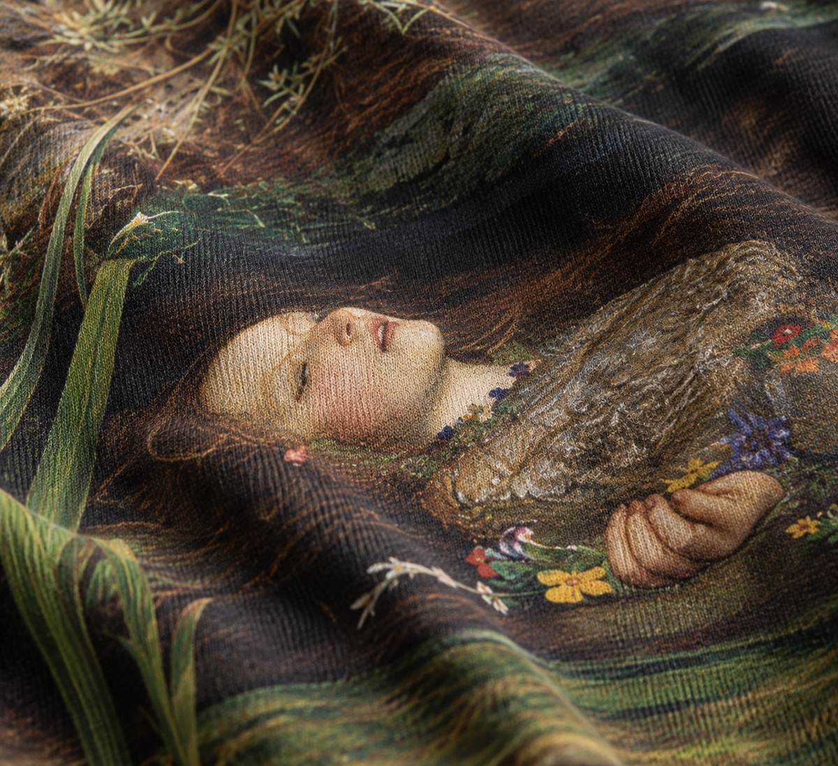 Ophelia Sweatshirt - John Everett Millais Fine Art Jumper